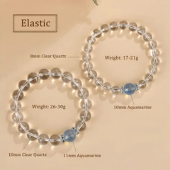 Clear Quartz Bracelet for Inner Peace | Mars in 4th House Support