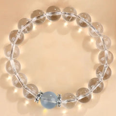 Clear Quartz Bracelet for Inner Peace | Mars in 4th House Support