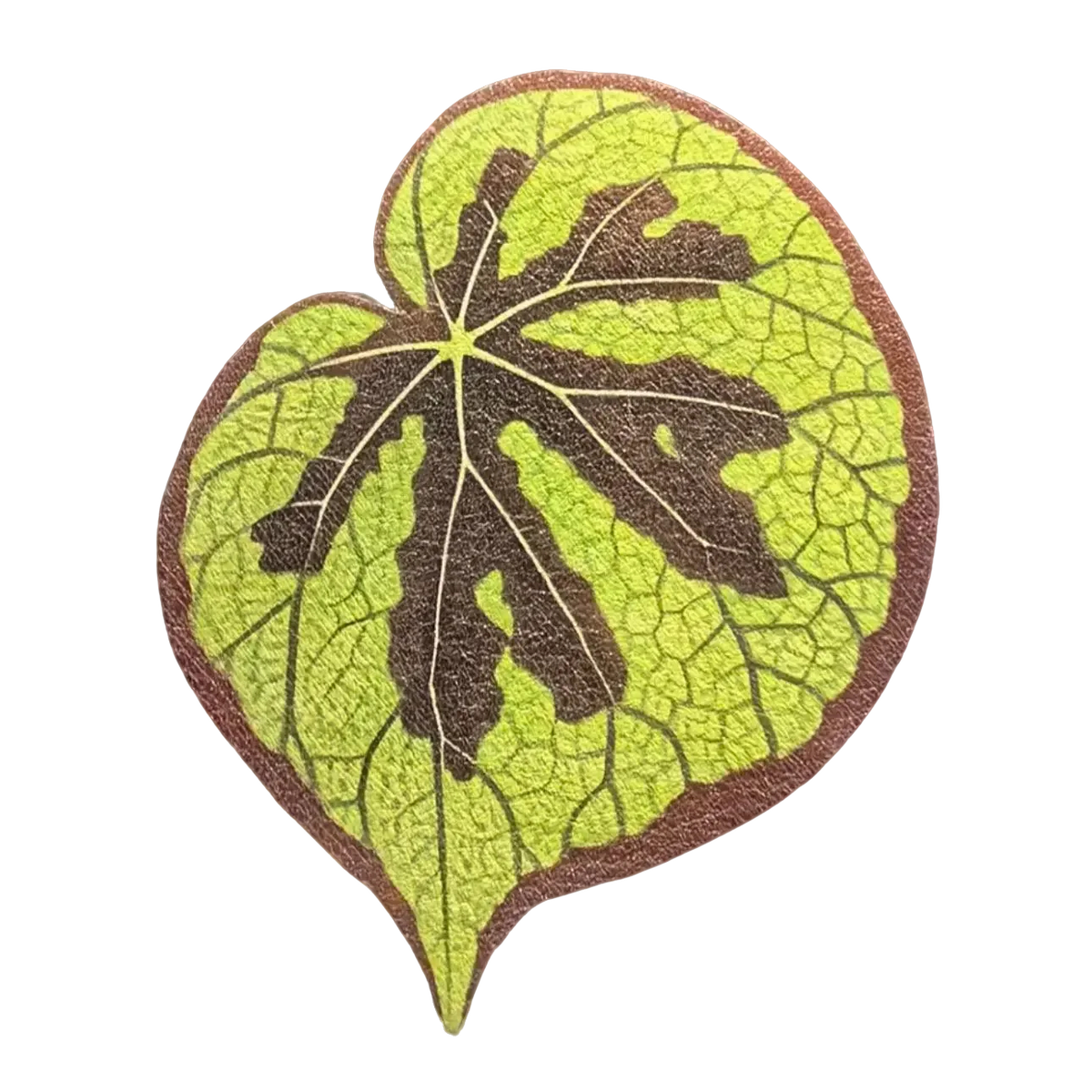 Monstera Deliciosa Leaf Leather Cup Mat for Table-Sunday