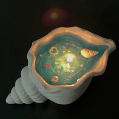 a candle lighting the room