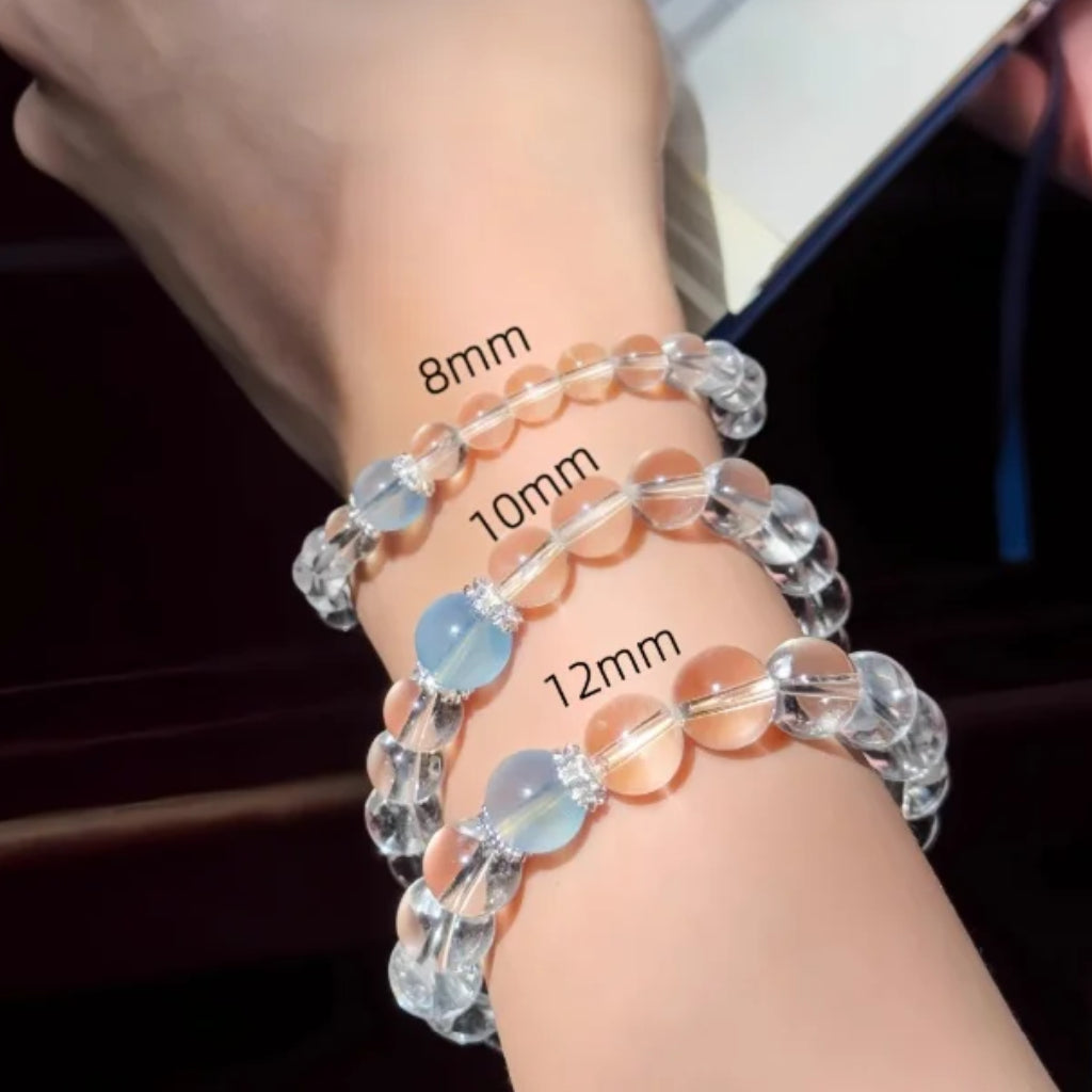 Clear Quartz Bracelet for Inner Peace | Mars in 4th House Support
